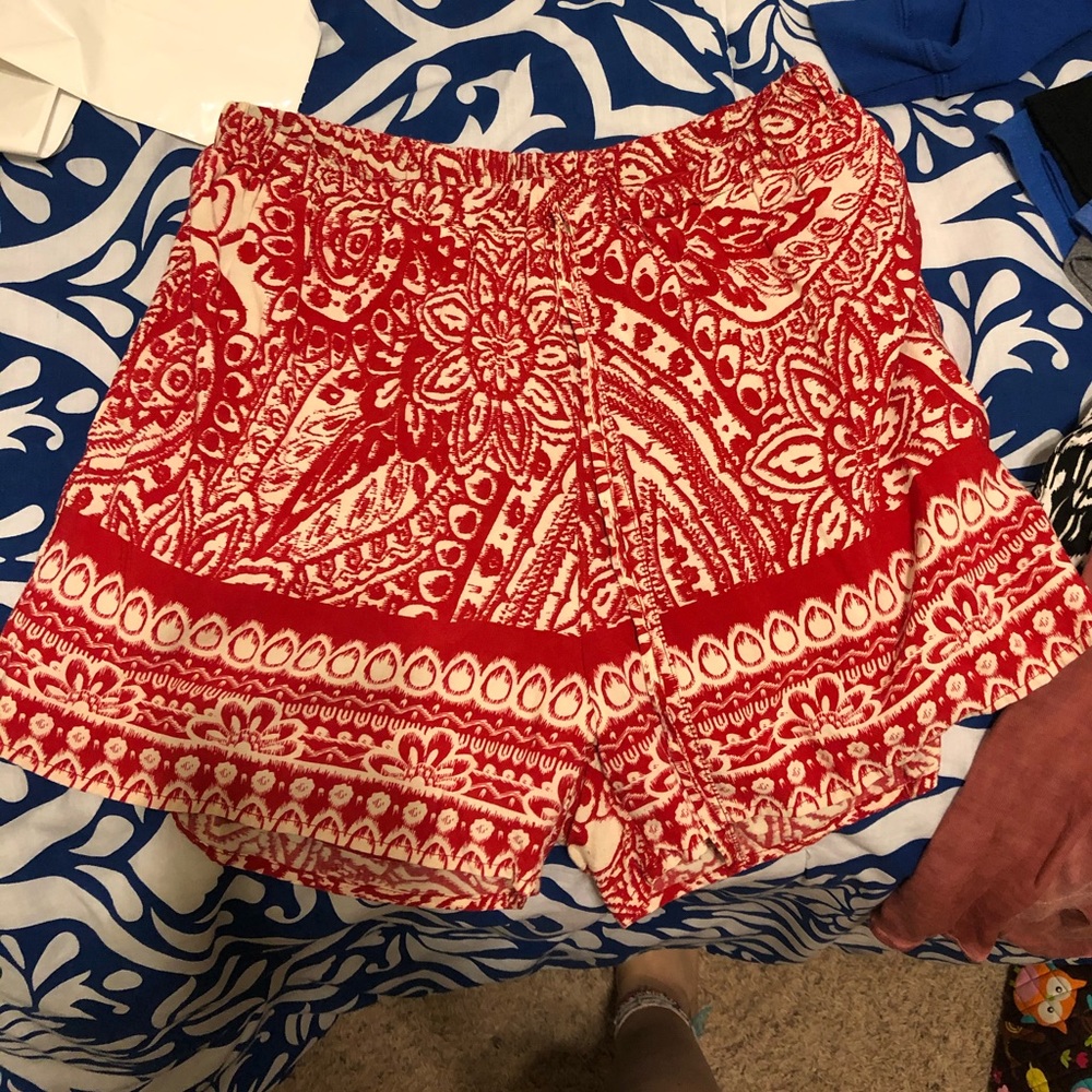 Red Dress Shorts